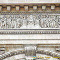 Bas-relief on the façade of the Arc de Triomphe